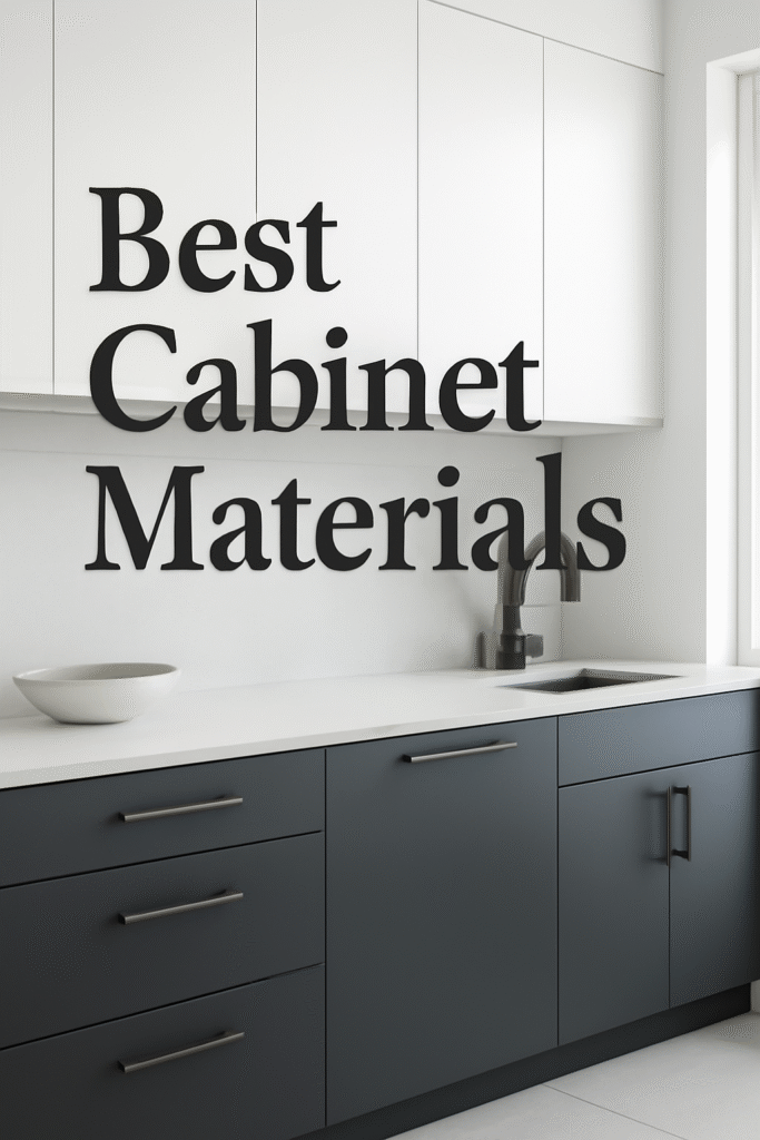 Best Cabinet Materials